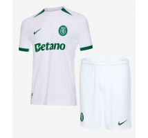Sporting CP Koszulka Wyjazdowa dzieci 2024-25 Krótki Rękaw (+ krótkie spodenki)